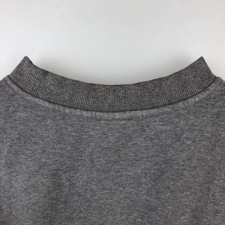 2000'S Nike Team V-neck sweatshirt with one-point logo, size XL, men's cotton gray type Vintage Second Hand