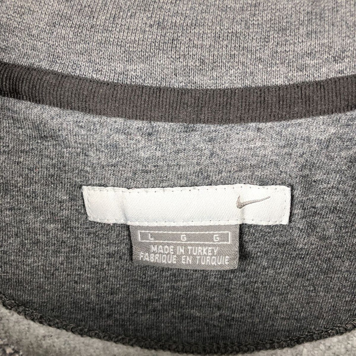 00'S Nike One Point Logo Sweatshirt Trainer Men's L size cotton gray type Vintage Second Hand