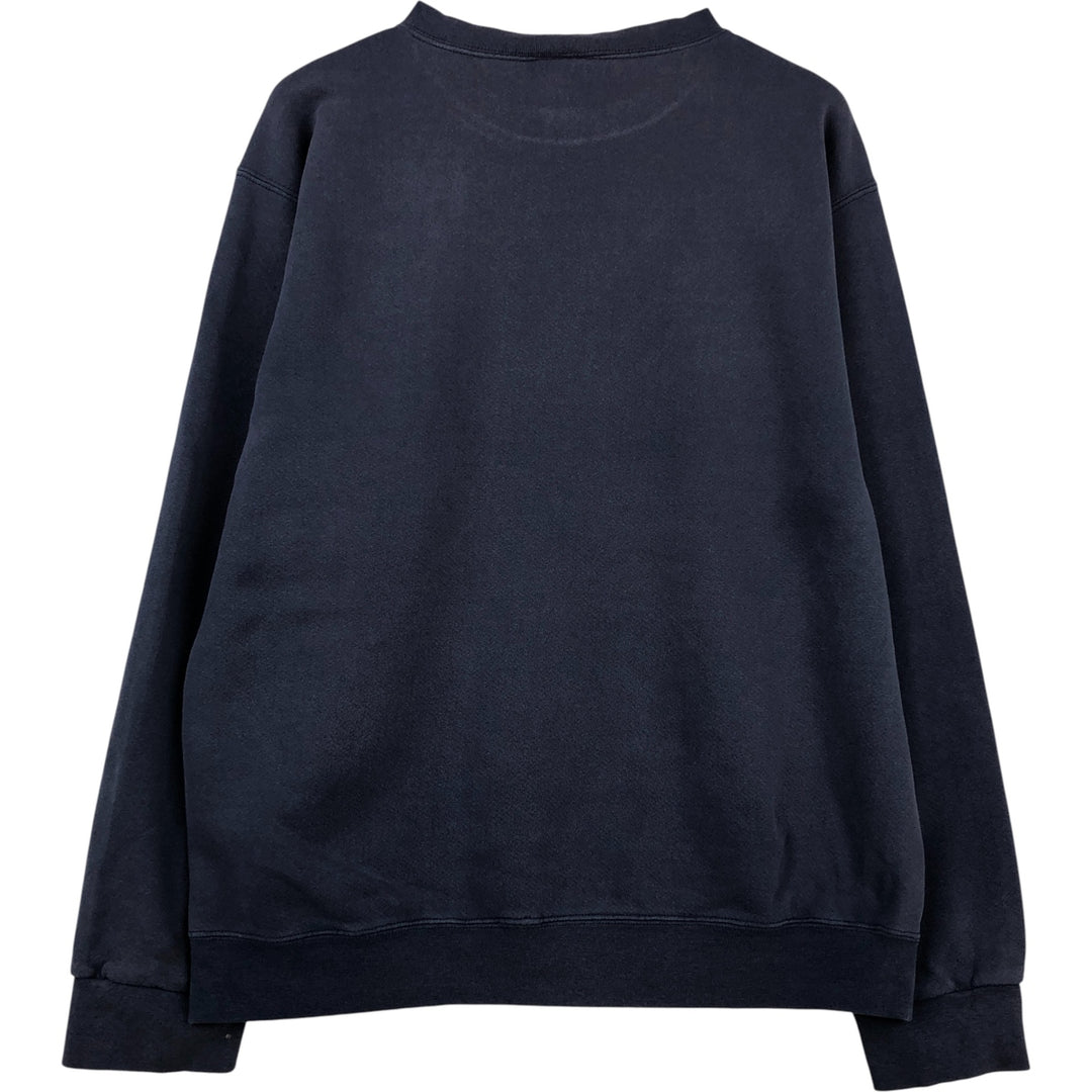 00'S Nike One Point Logo Sweatshirt Trainer Men's M size cotton navy blue type Vintage Second Hand