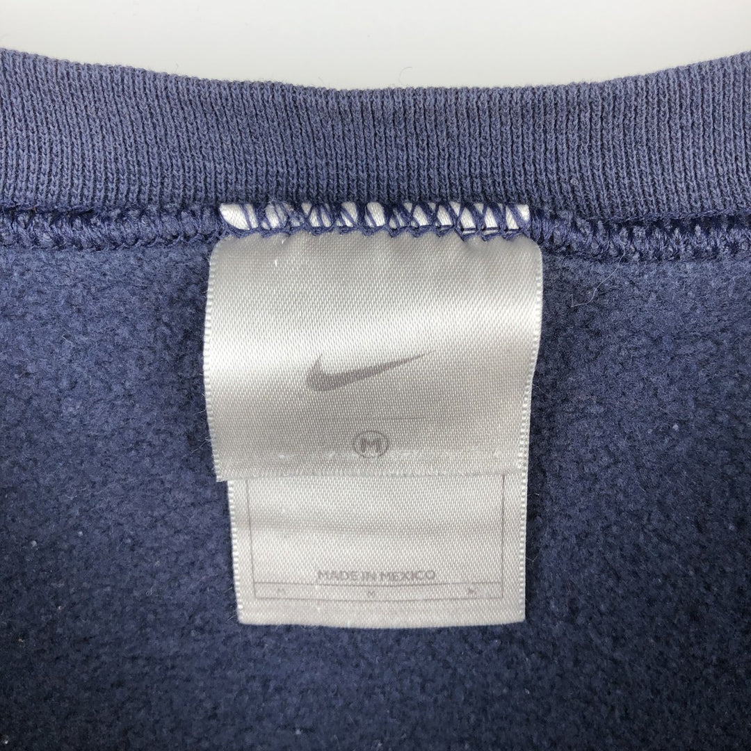 00'S Nike One Point Logo Sweatshirt Trainer Men's M size cotton navy blue type Vintage Second Hand