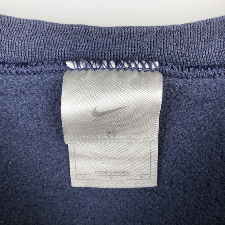 00'S Nike One Point Logo Sweatshirt Trainer Men's M size cotton navy blue type Vintage Second Hand
