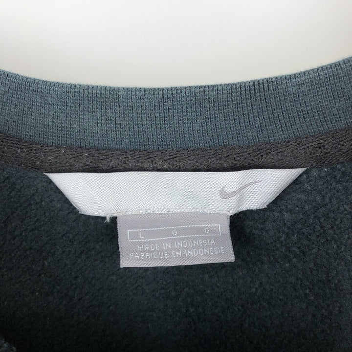 2000'S Nike AT and T One-Point Logo Sweatshirt, Men's Size L cotton black type Vintage Second Hand