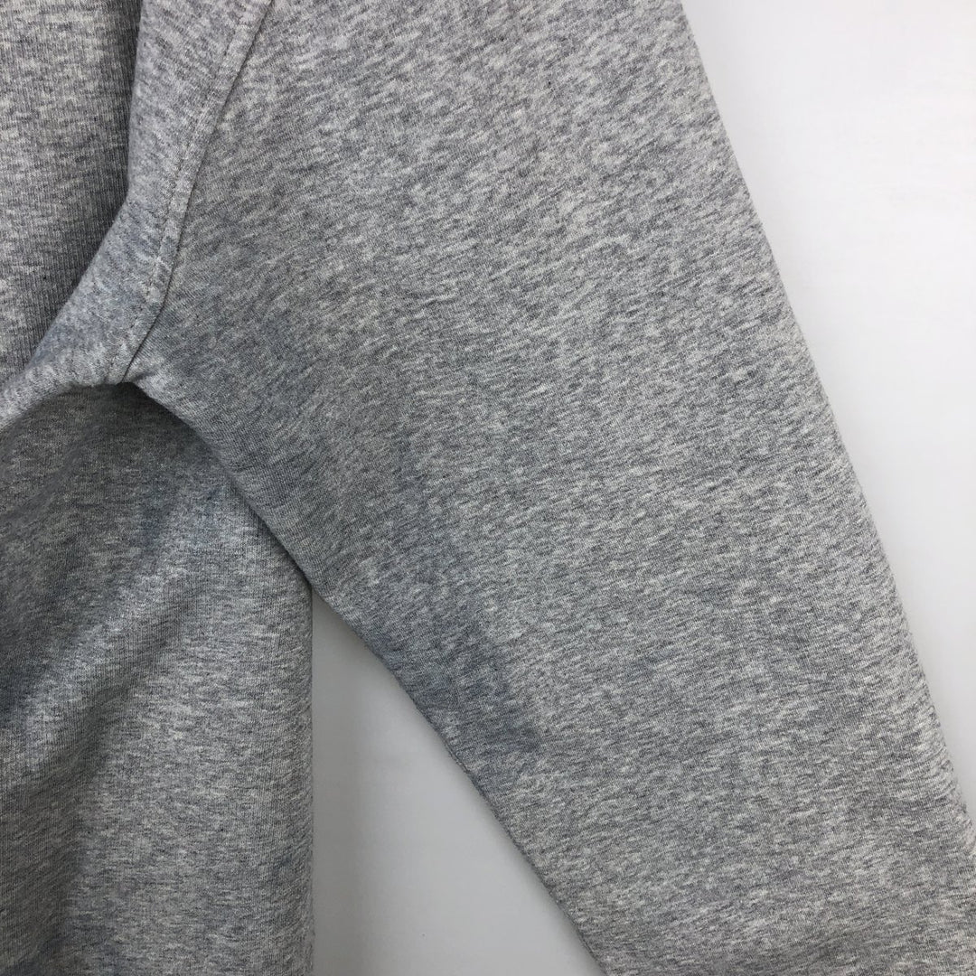 2000'S Nike logo sweatshirt, men's size L cotton gray type Vintage Second Hand