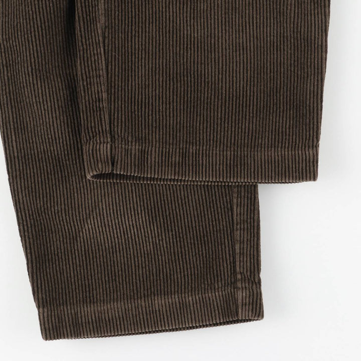 Ralph Lauren POLO by Ralph Lauren Two-pleat Corduroy Pants, Men's, Size W32 cotton brown type Vintage Second Hand