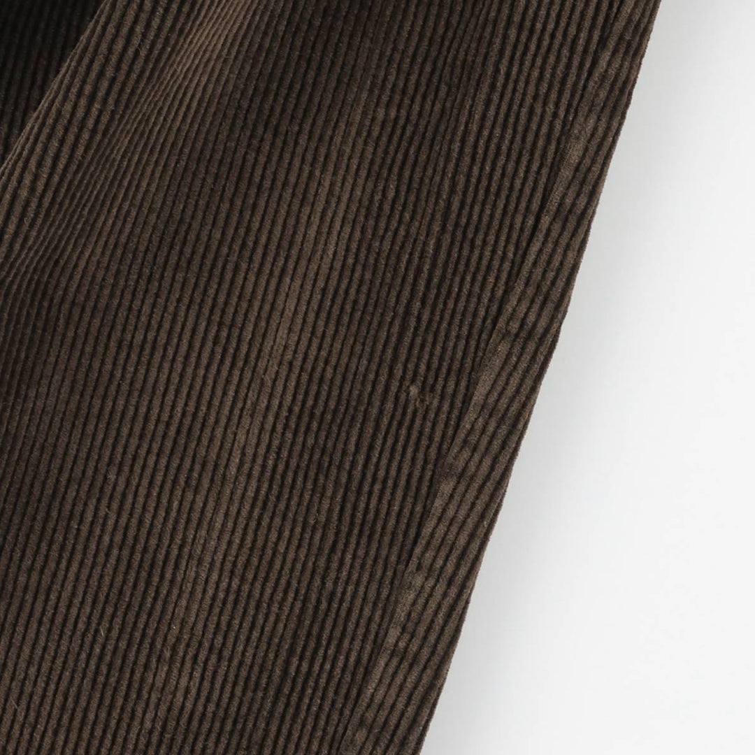 Ralph Lauren POLO by Ralph Lauren Two-pleat Corduroy Pants, Men's, Size W32 cotton brown type Vintage Second Hand