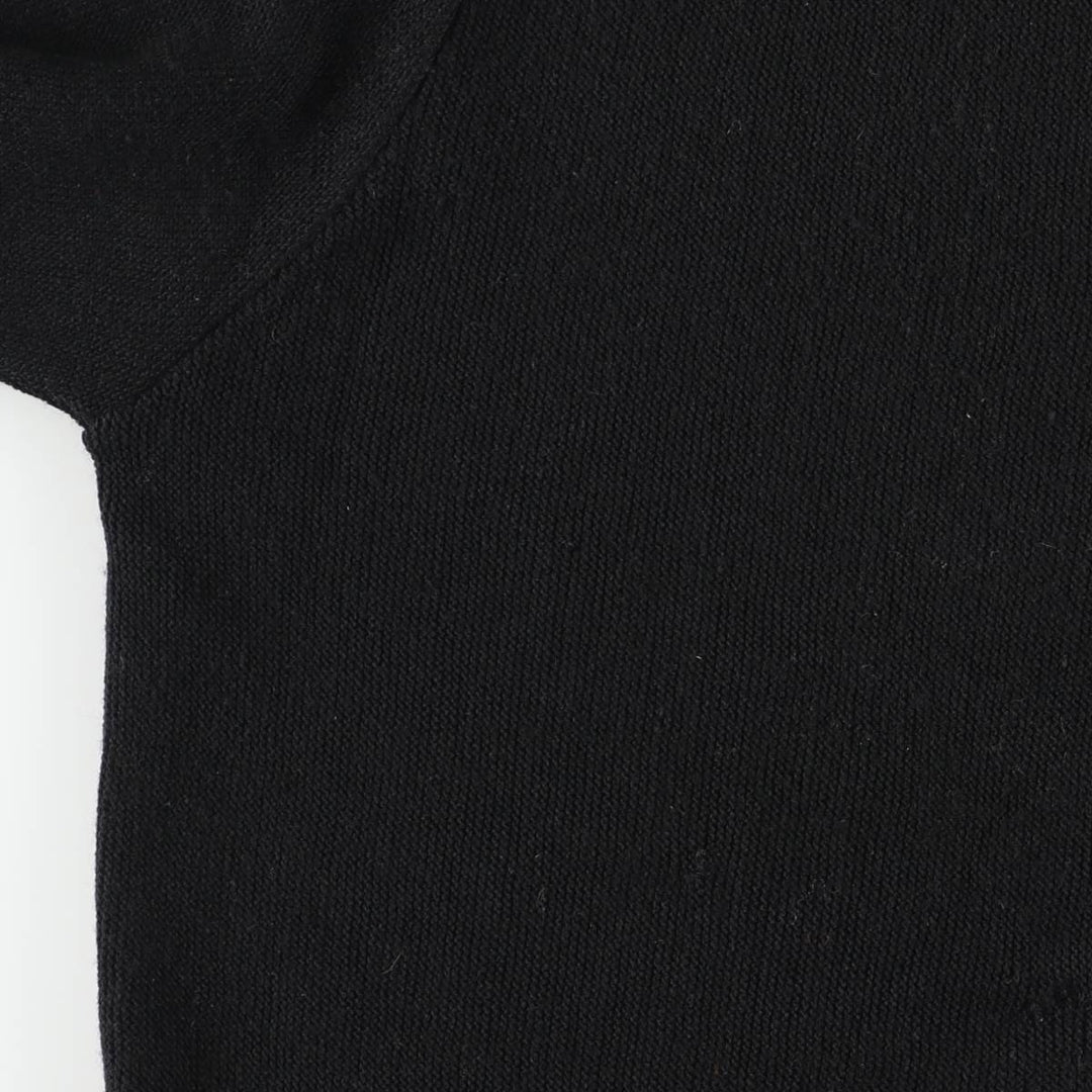 Vintage IZOD acrylic knit cardigan, made in the USA, size L, men's size L acrylic black type Vintage Second Hand