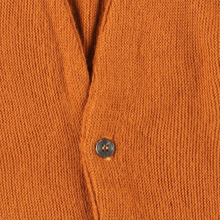 Glen Douglas Vintage Acrylic Knit Cardigan, Men's Size L Oron Acrylic orange type Vintage Second Hand