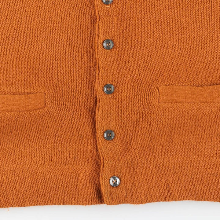 Glen Douglas Vintage Acrylic Knit Cardigan, Men's Size L Oron Acrylic orange type Vintage Second Hand