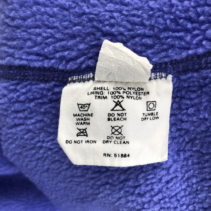 1980'S Patagonia Shell Synchilla Mountain Jacket 28119F8, Women's XL, Vintage Nylon turquoise blue Vintage Second Hand