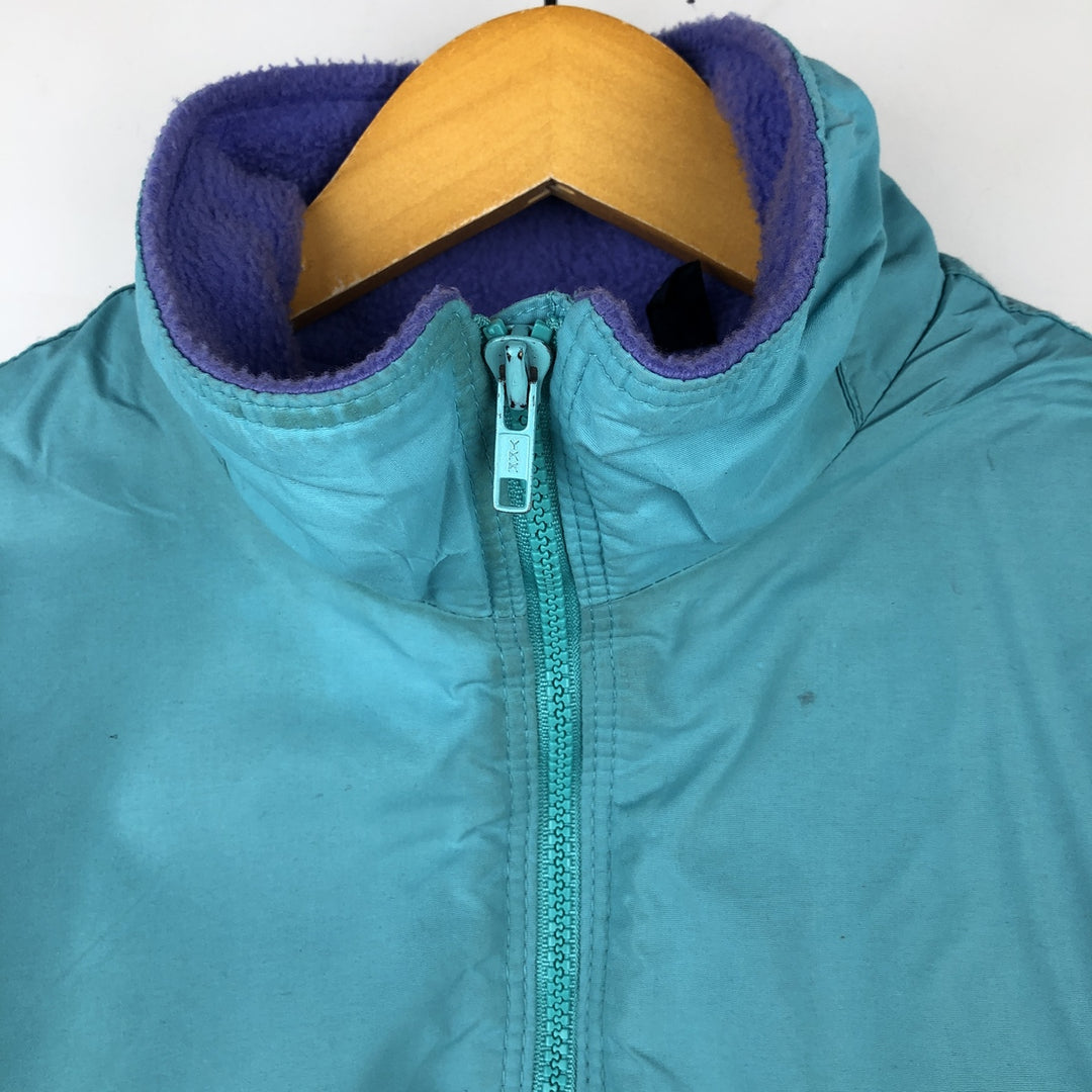 1980'S Patagonia Shell Synchilla Mountain Jacket 28119F8, Women's XL, Vintage Nylon turquoise blue Vintage Second Hand