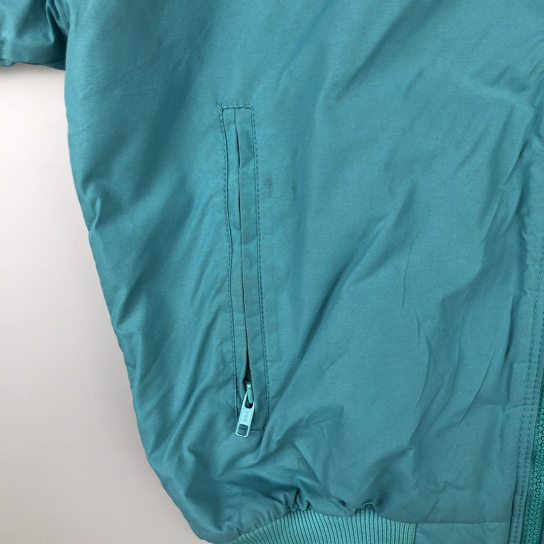 1980'S Patagonia Shell Synchilla Mountain Jacket 28119F8, Women's XL, Vintage Nylon turquoise blue Vintage Second Hand