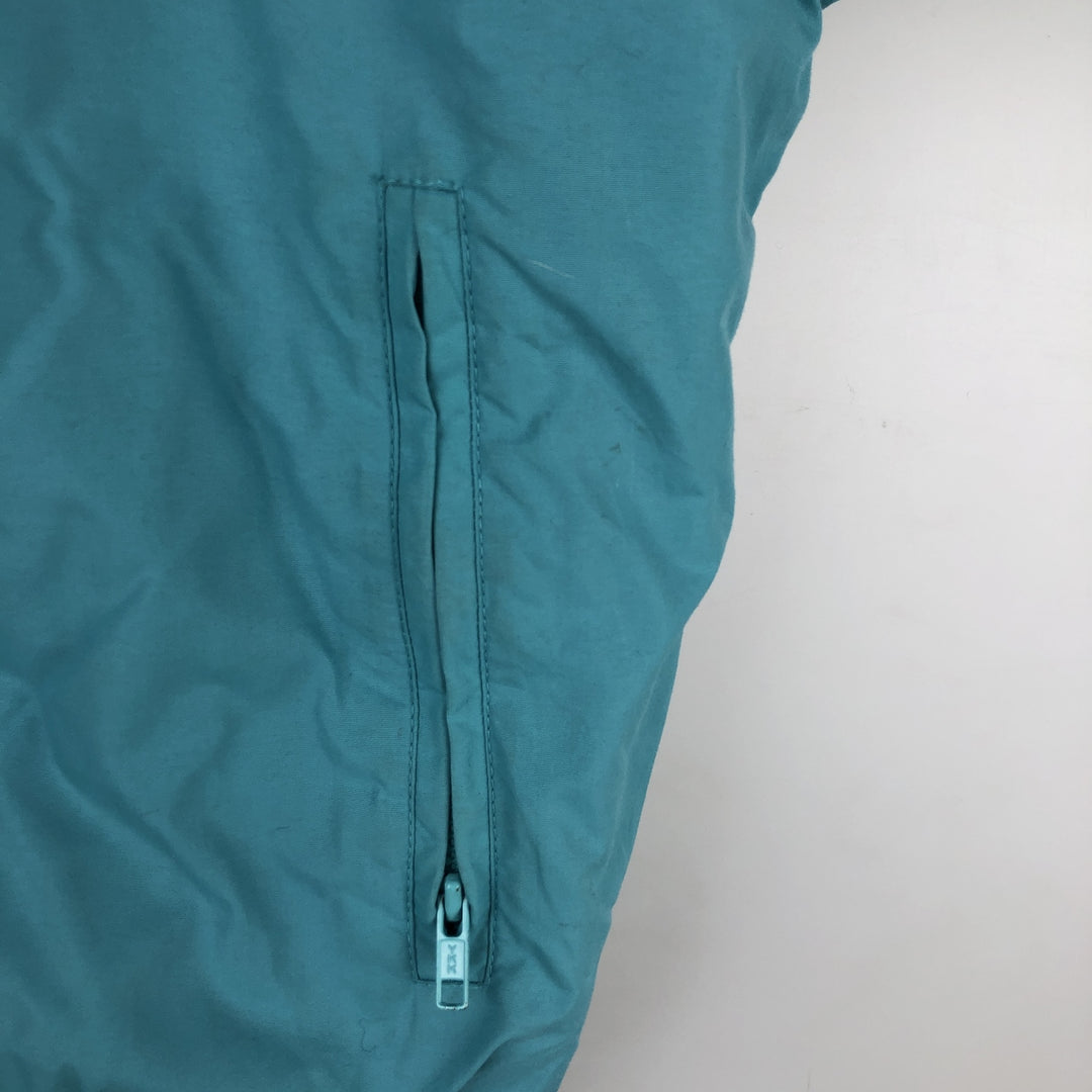 1980'S Patagonia Shell Synchilla Mountain Jacket 28119F8, Women's XL, Vintage Nylon turquoise blue Vintage Second Hand