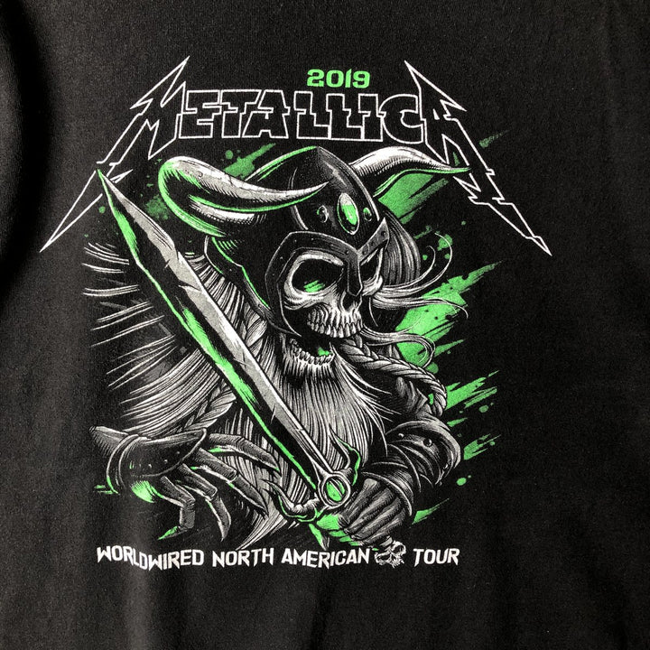 Delta Metallica Band T-Shirt, Men's Size XL unclear black type Vintage Second Hand