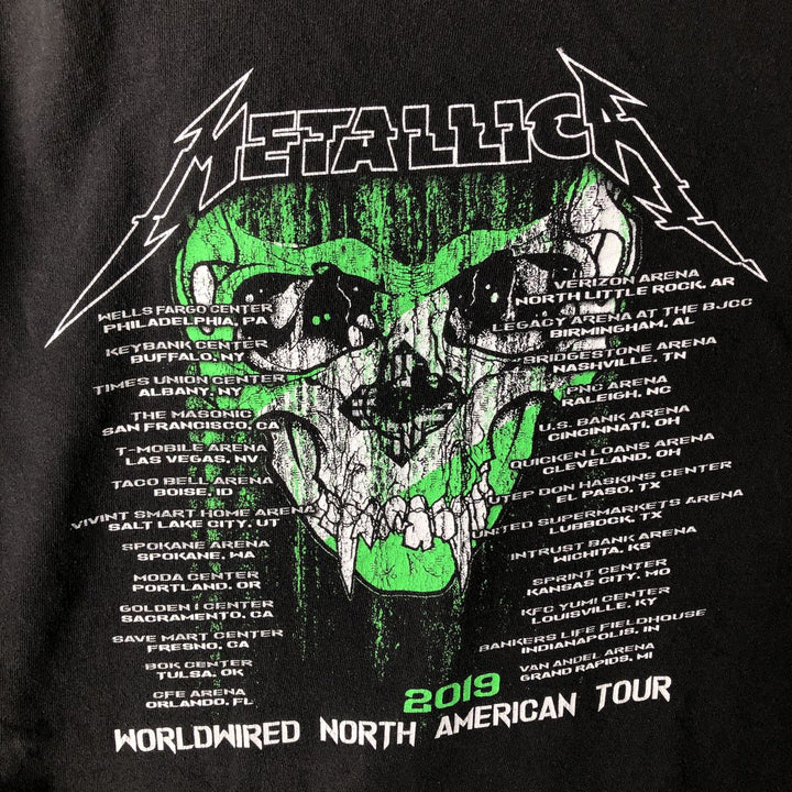 Delta Metallica Band T-Shirt, Men's Size XL unclear black type Vintage Second Hand