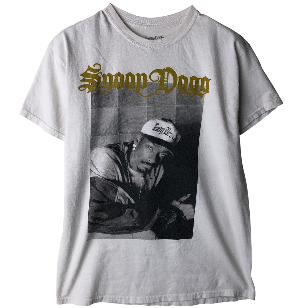 SNOOP DOGG Band T-Shirt, Men's Medium cotton white type Vintage Second Hand