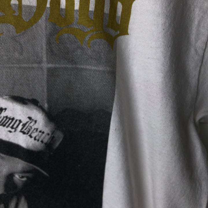 SNOOP DOGG Band T-Shirt, Men's Medium cotton white type Vintage Second Hand