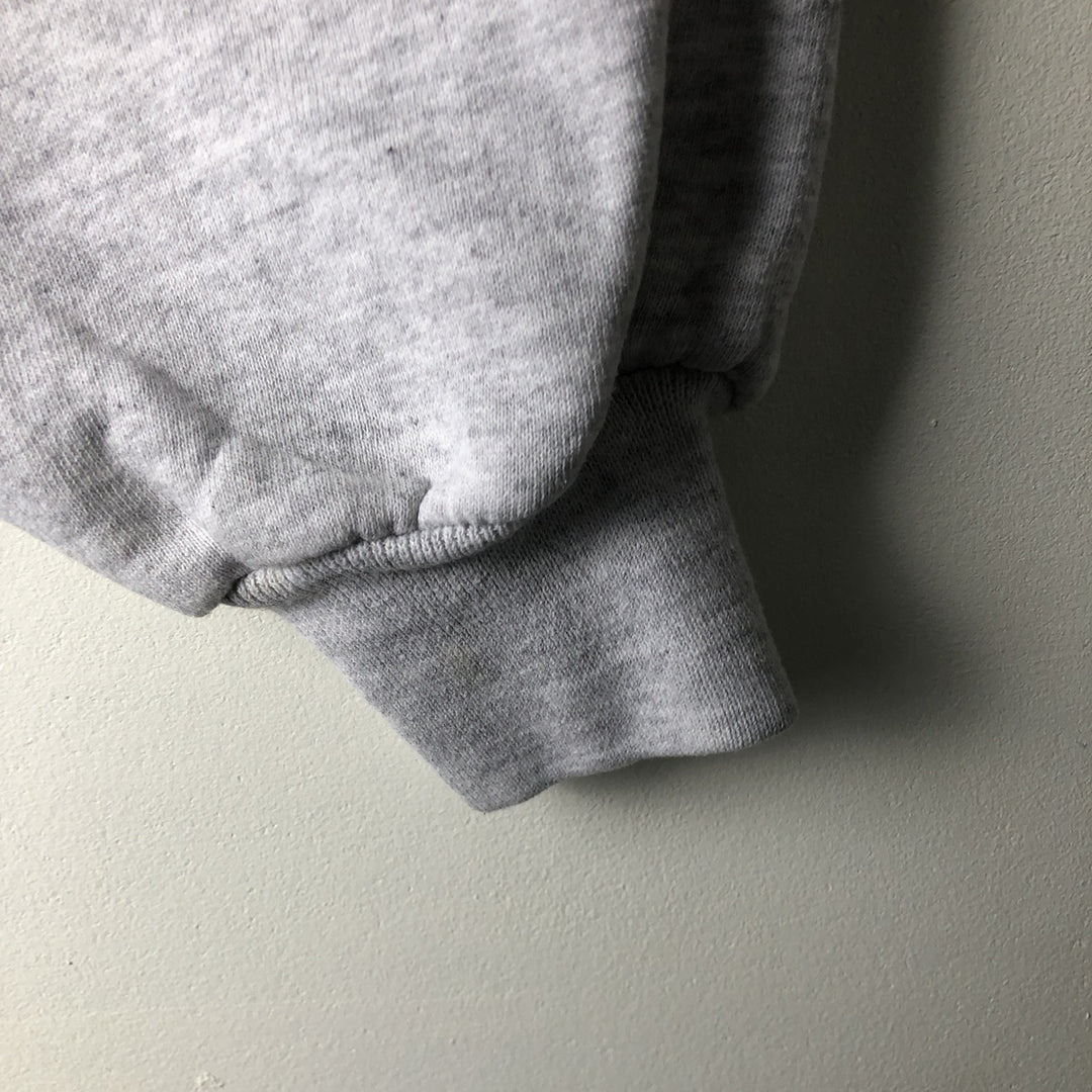 90'S Russell printed sweatshirt, sweatshirt, made in USA, men's size L, vintage cotton gray type Vintage Second Hand