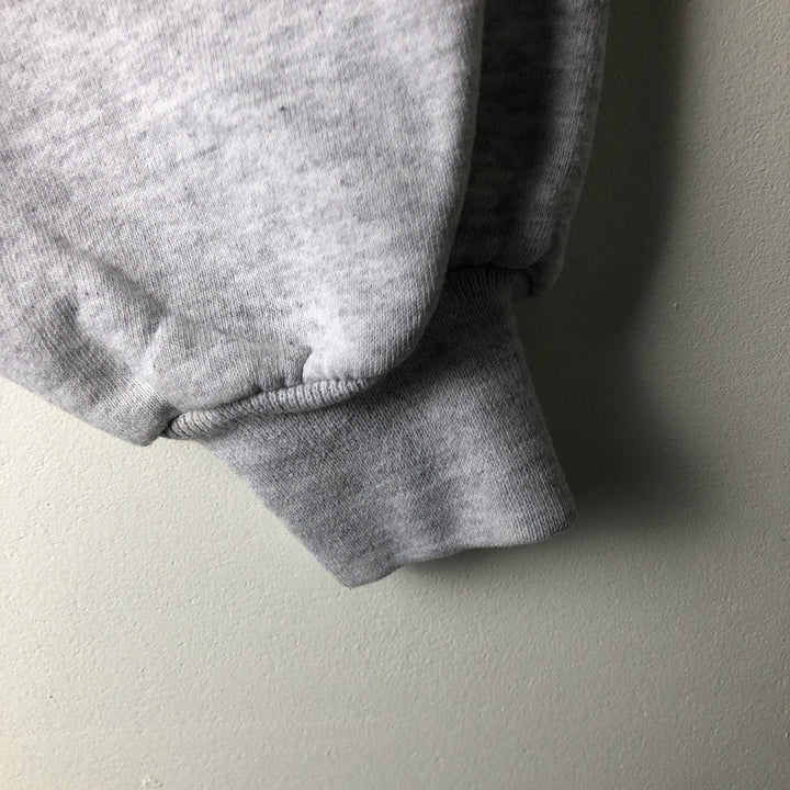 90'S Russell printed sweatshirt, sweatshirt, made in USA, men's size L, vintage cotton gray type Vintage Second Hand