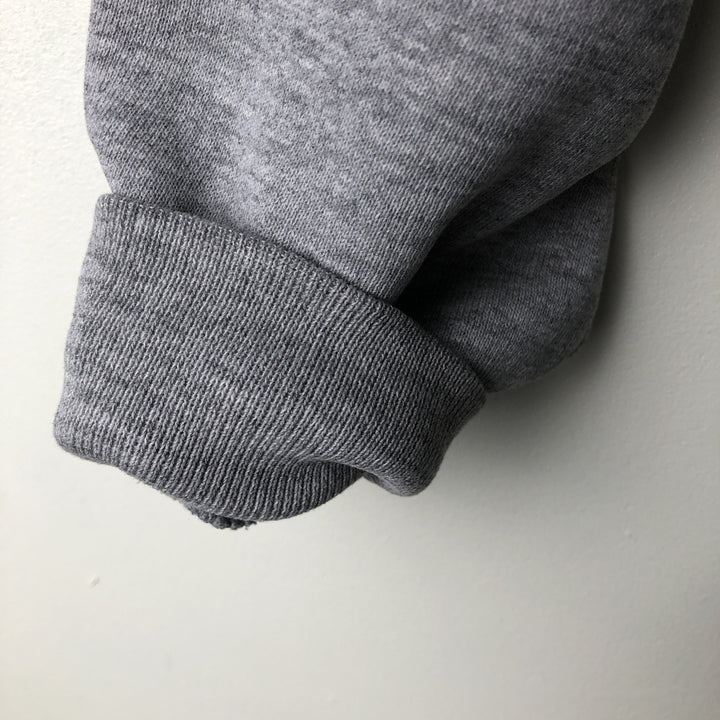 90'S Russell College Sweatshirt, Made in USA, Men's XL, Vintage polyester gray type Vintage Second Hand
