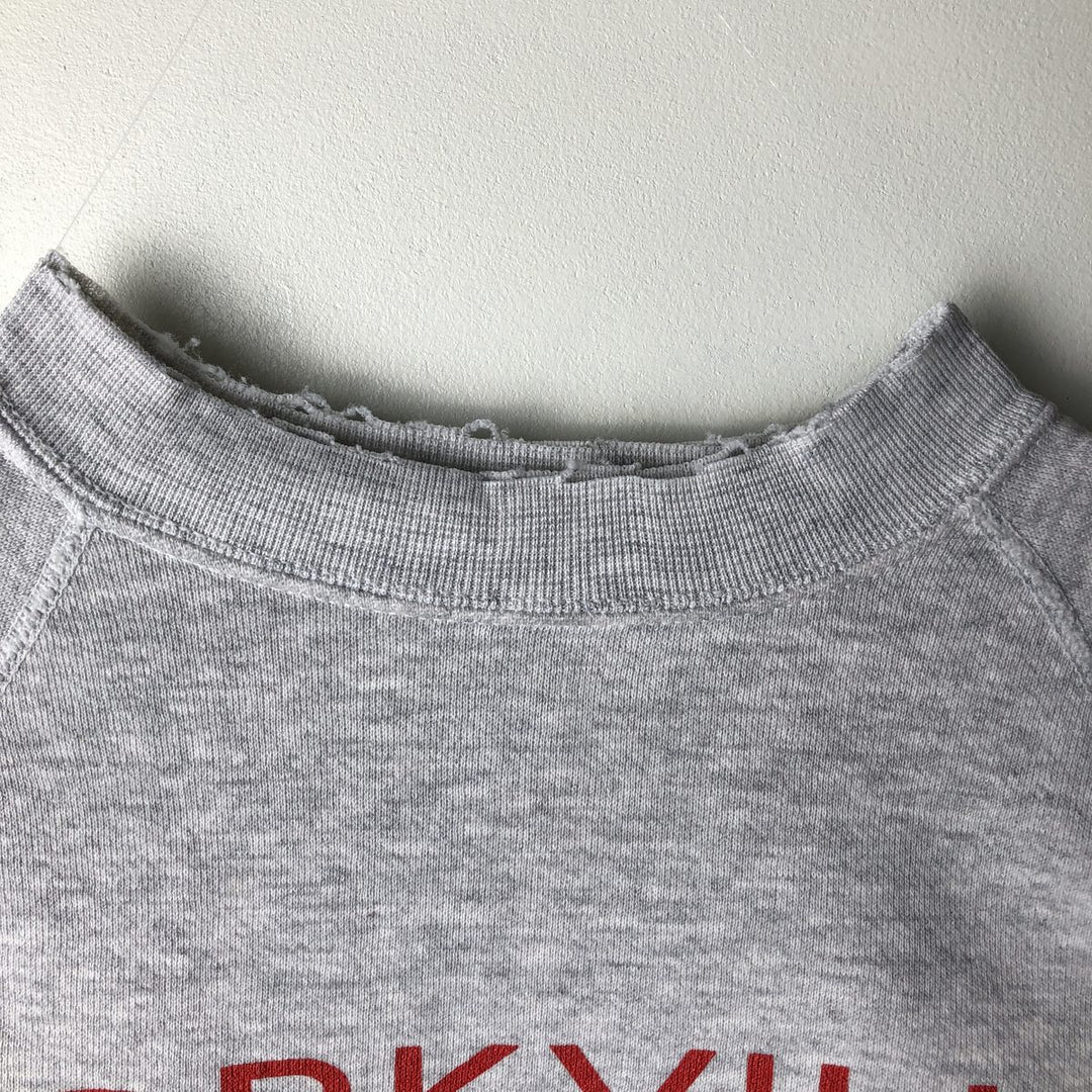 90'S Discus Athletic College Sweatshirt, Made in USA, Men's Size Medium, Vintage cotton gray type Vintage Second Hand