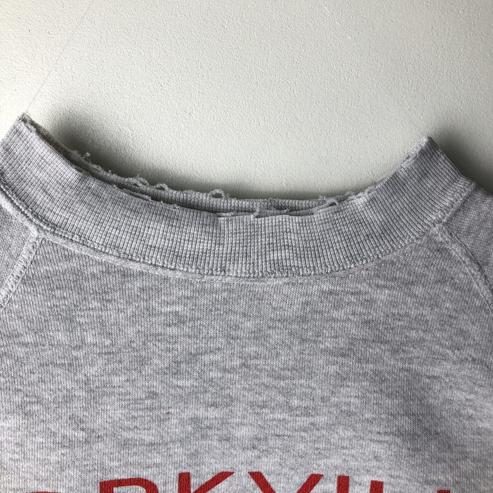 90'S Discus Athletic College Sweatshirt, Made in USA, Men's Size Medium, Vintage cotton gray type Vintage Second Hand