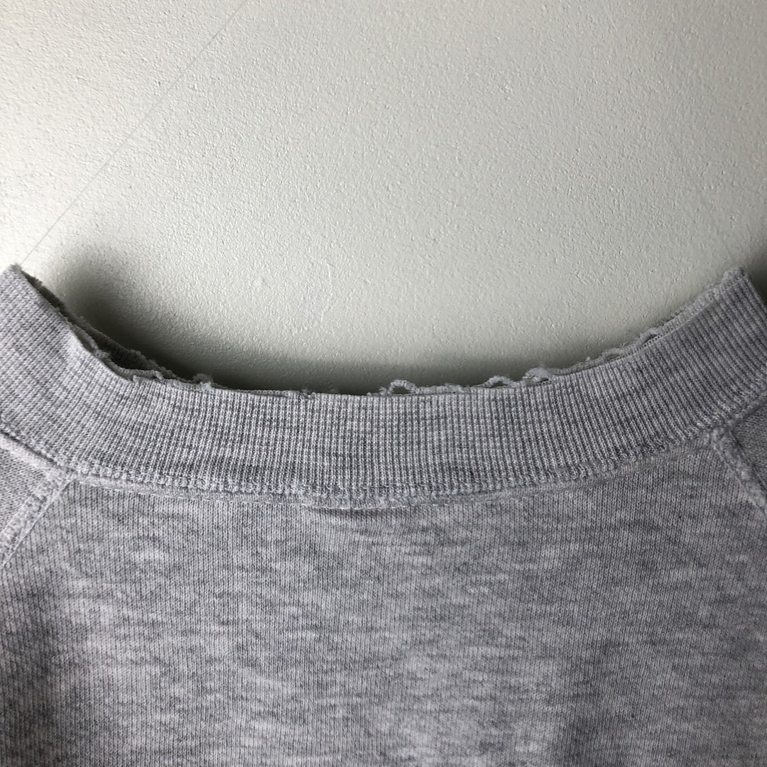 90'S Discus Athletic College Sweatshirt, Made in USA, Men's Size Medium, Vintage cotton gray type Vintage Second Hand