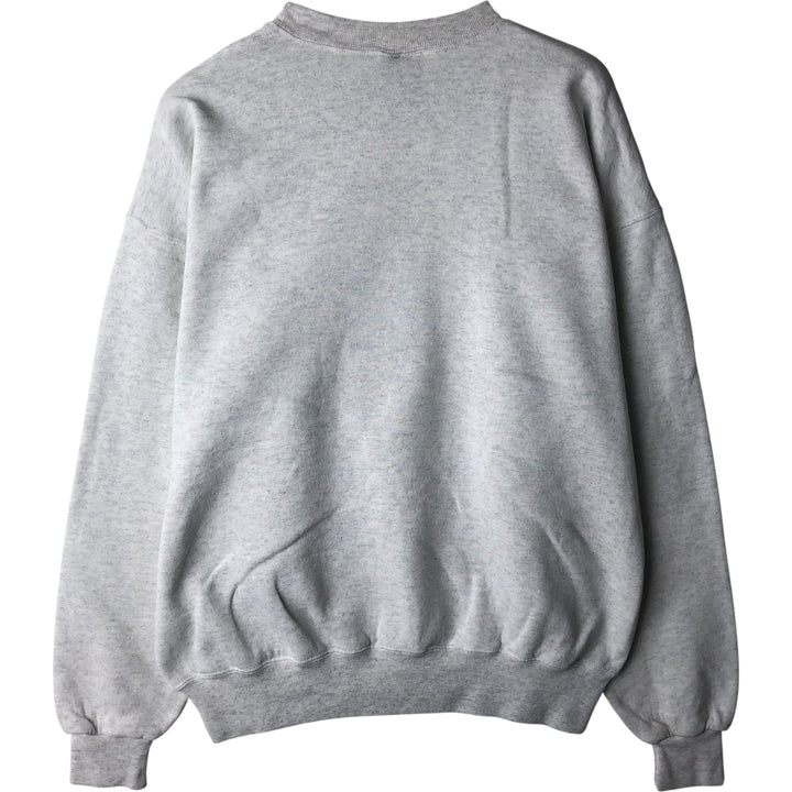 Vintage 80s-90'S SOFFE triple print college sweatshirt, made in the USA, men's size L polyester gray type Vintage Second Hand