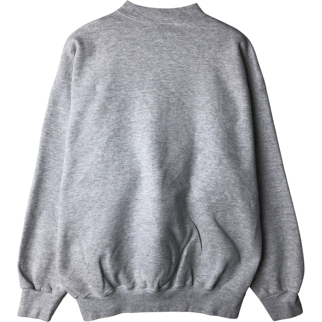 90'S Tartex Superweight University of Notre Dame College Sweatshirt, Made in USA, Men's Size XL cotton gray type Vintage Second Hand