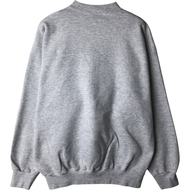 90'S Tartex Superweight University of Notre Dame College Sweatshirt, Made in USA, Men's Size XL cotton gray type Vintage Second Hand