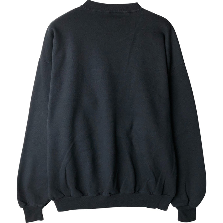 Vintage 80s-90'S Tultex college sweatshirt, made in the USA, men's size XL cotton black type Vintage Second Hand
