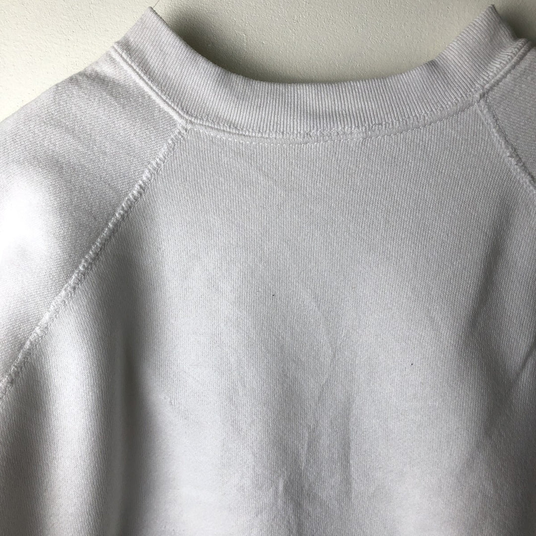 Vintage 90'S DESERT SPORTSWEAR triple print college sweatshirt, made in the USA, size L, men's polyester white type Vintage Second Hand