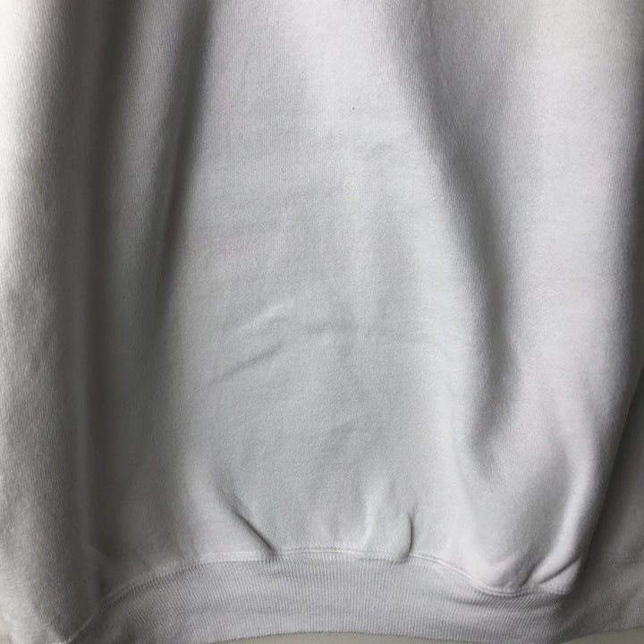 Vintage 90'S DESERT SPORTSWEAR triple print college sweatshirt, made in the USA, size L, men's polyester white type Vintage Second Hand