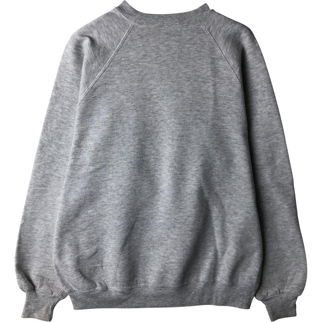 80s-90'S Jerzees College Sweatshirt, Made in USA, Men's XL, Vintage cotton gray type Vintage Second Hand