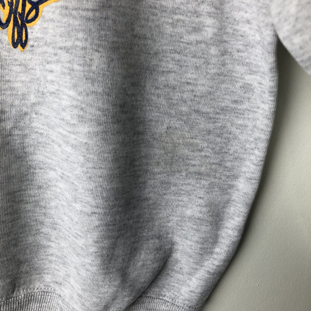 80s-90'S Jerzees College Sweatshirt, Made in USA, Men's XL, Vintage cotton gray type Vintage Second Hand
