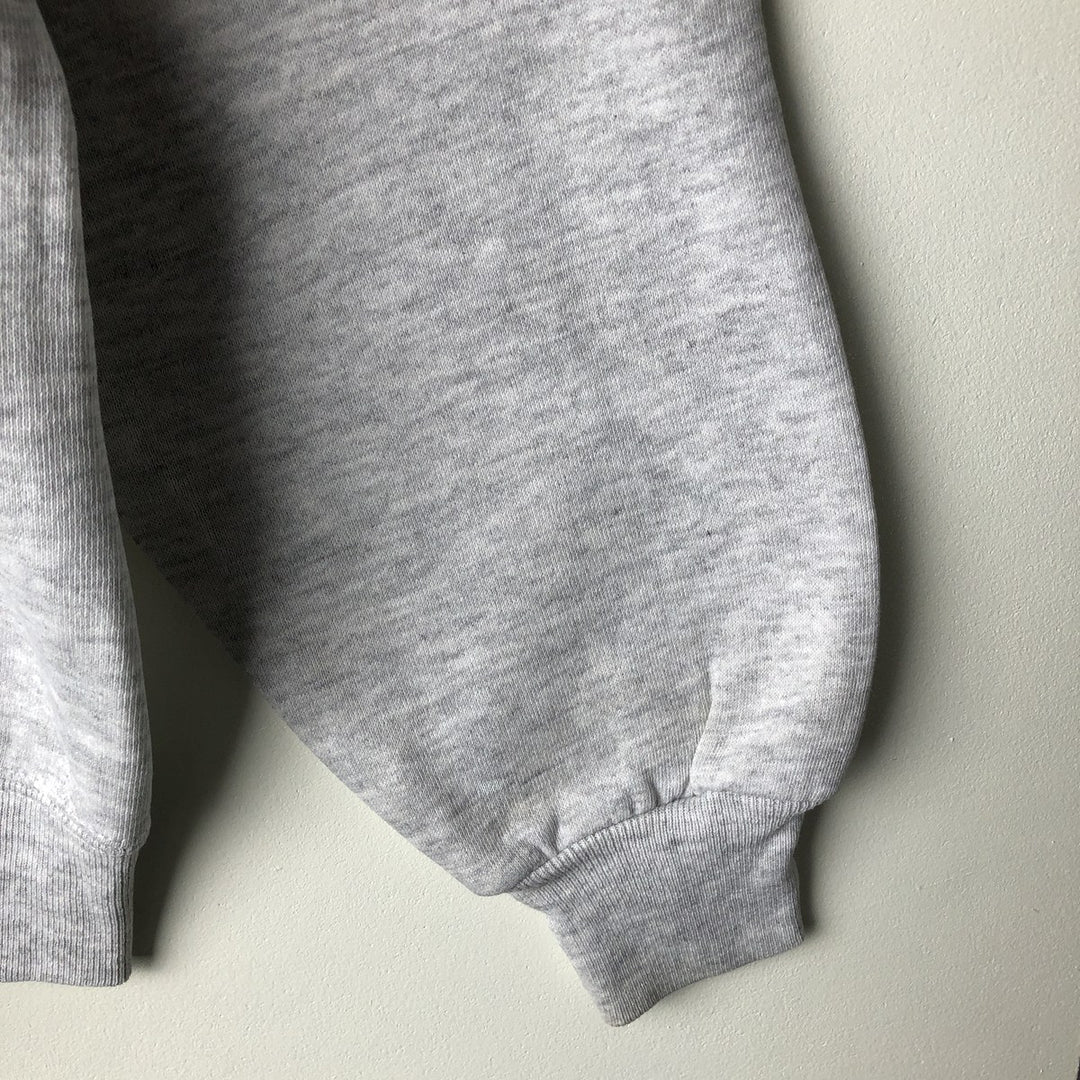 80s-90'S Jerzees College Sweatshirt, Made in USA, Men's XL, Vintage cotton gray type Vintage Second Hand