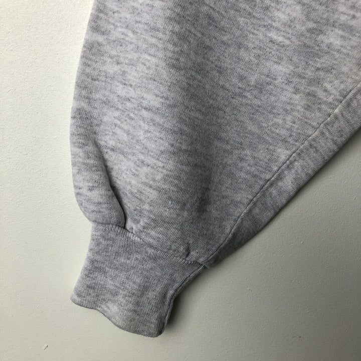 80s-90'S Jerzees College Sweatshirt, Made in USA, Men's XL, Vintage cotton gray type Vintage Second Hand