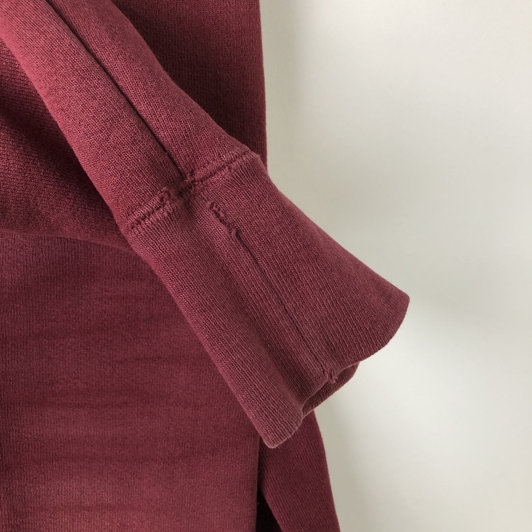 WORKADAY Full-Zip Hoodie, Made in USA, Men's XL cotton red type reddish brown Vintage Second Hand