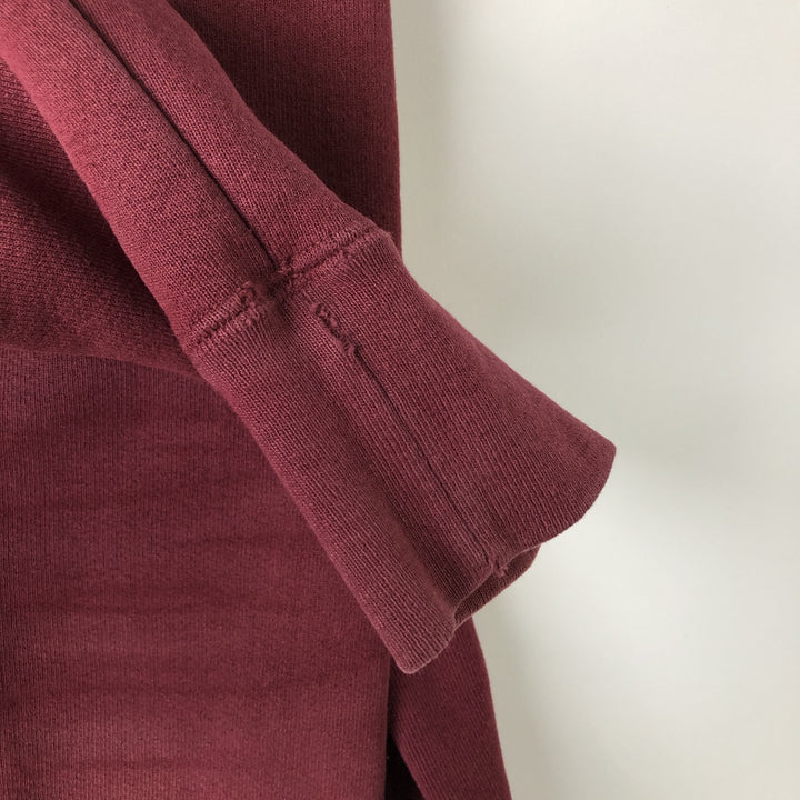 WORKADAY Full-Zip Hoodie, Made in USA, Men's XL cotton red type reddish brown Vintage Second Hand