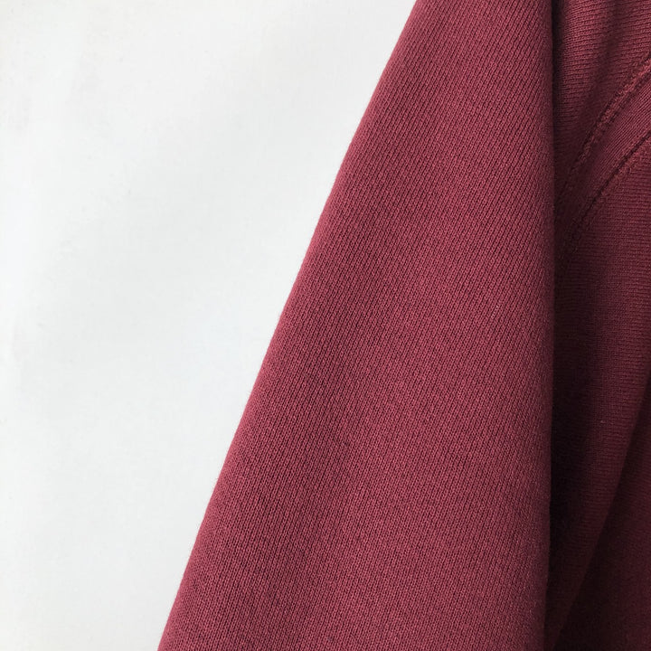 WORKADAY Full-Zip Hoodie, Made in USA, Men's XL cotton red type reddish brown Vintage Second Hand
