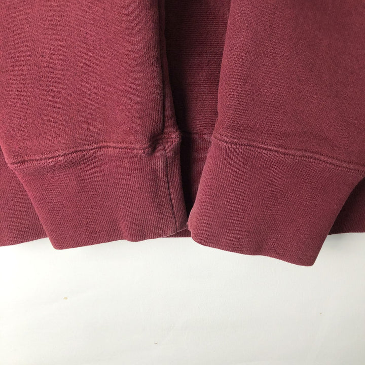 WORKADAY Full-Zip Hoodie, Made in USA, Men's XL cotton red type reddish brown Vintage Second Hand