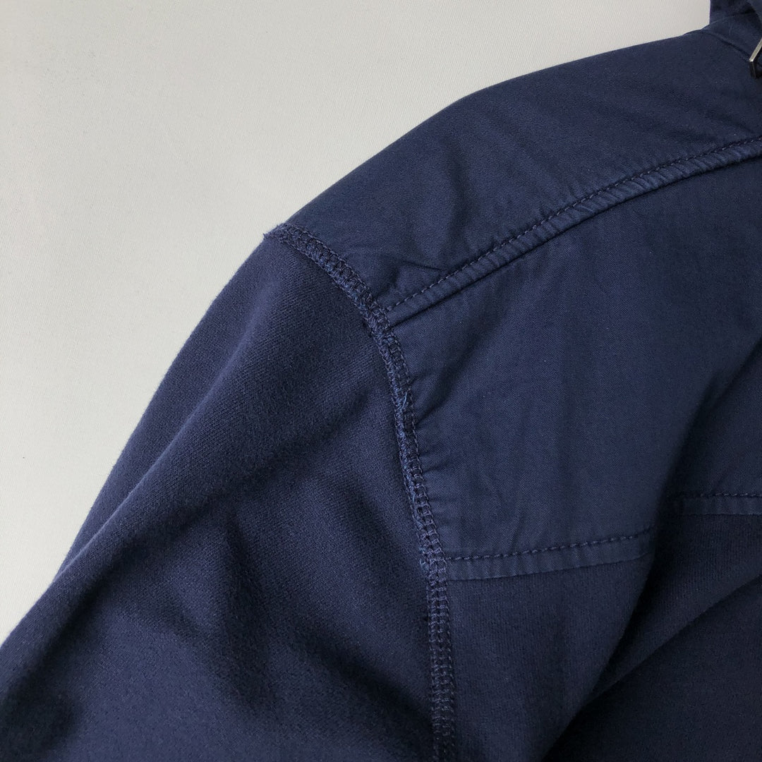 Ralph Lauren POLO by Ralph Lauren full zip sweatshirt, men's size L cotton navy blue type Vintage Second Hand
