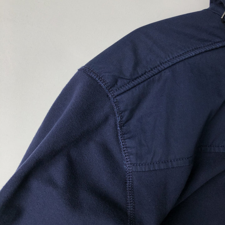 Ralph Lauren POLO by Ralph Lauren full zip sweatshirt, men's size L cotton navy blue type Vintage Second Hand