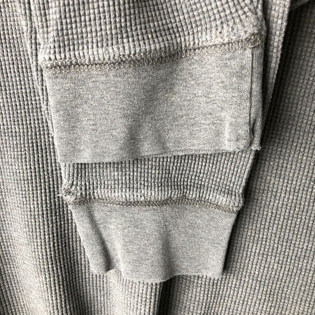 Levi's Thermal Long T-Shirt, Waffle, Men's Size L cotton gray type Vintage Second Hand