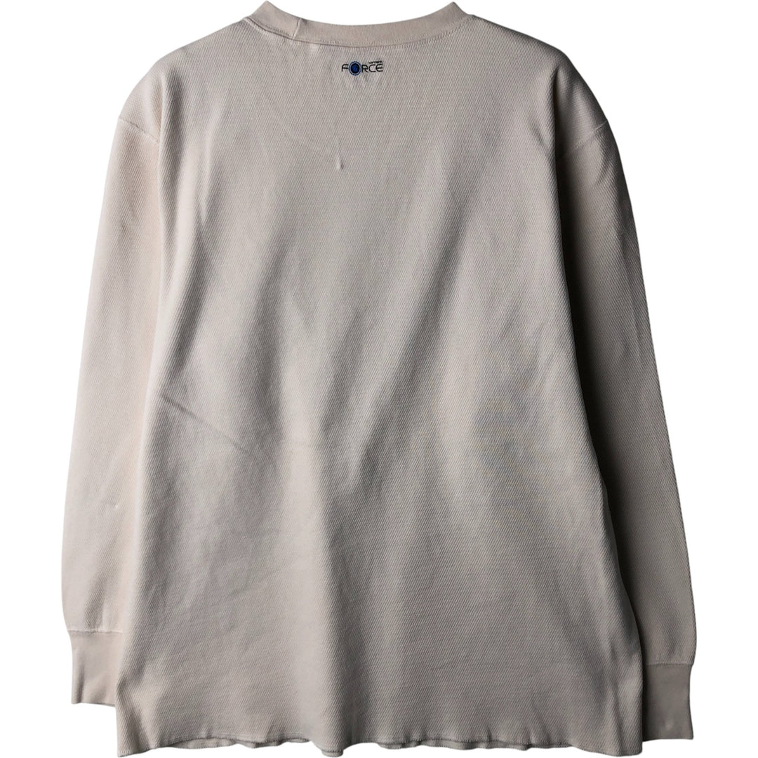 Carhartt Thermal Ron T-shirt Honeycomb Men's XXL cotton unbleached Vintage Second Hand