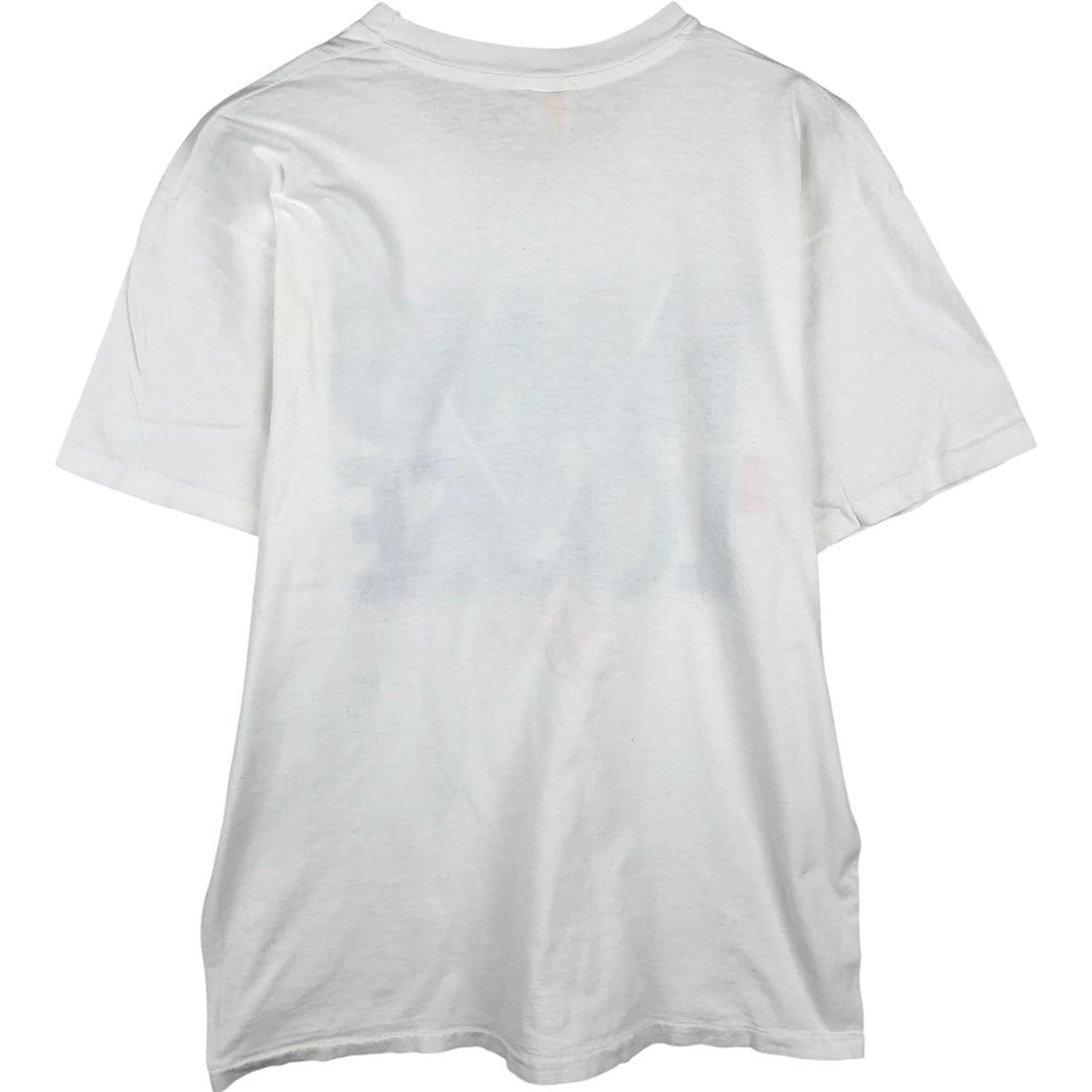 Vintage 1980'S Hanes Levi's Printed T-Shirt, Made in USA, Men's XL cotton white type Vintage Second Hand