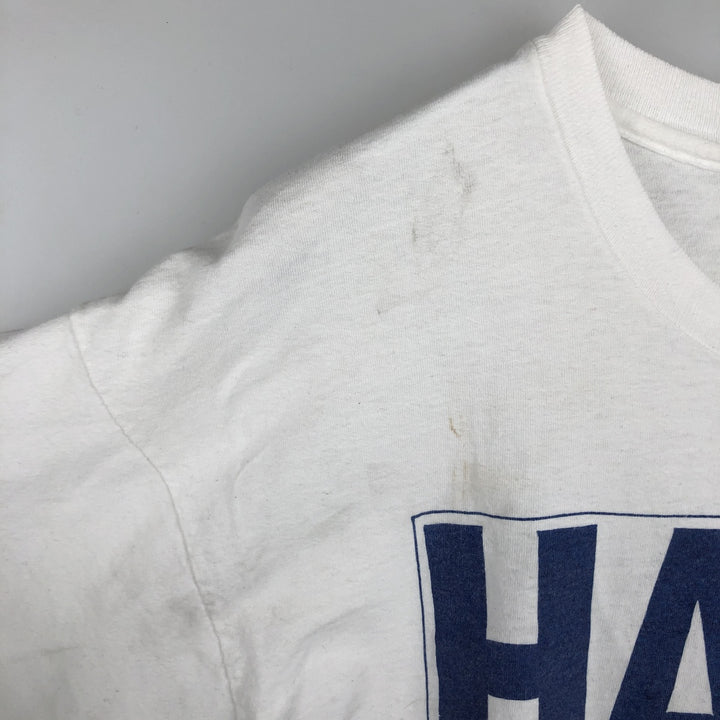 Vintage 1980'S Hanes Levi's Printed T-Shirt, Made in USA, Men's XL cotton white type Vintage Second Hand