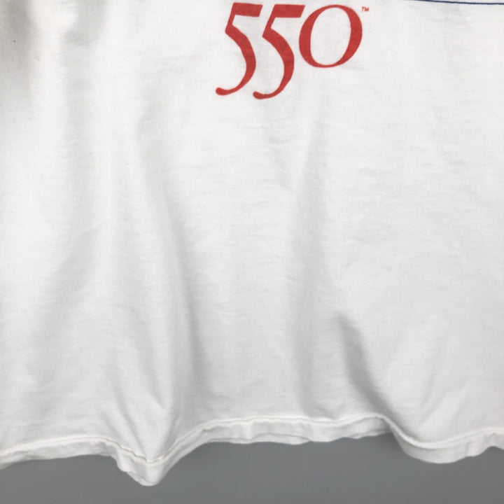 Vintage 1980'S Hanes Levi's Printed T-Shirt, Made in USA, Men's XL cotton white type Vintage Second Hand