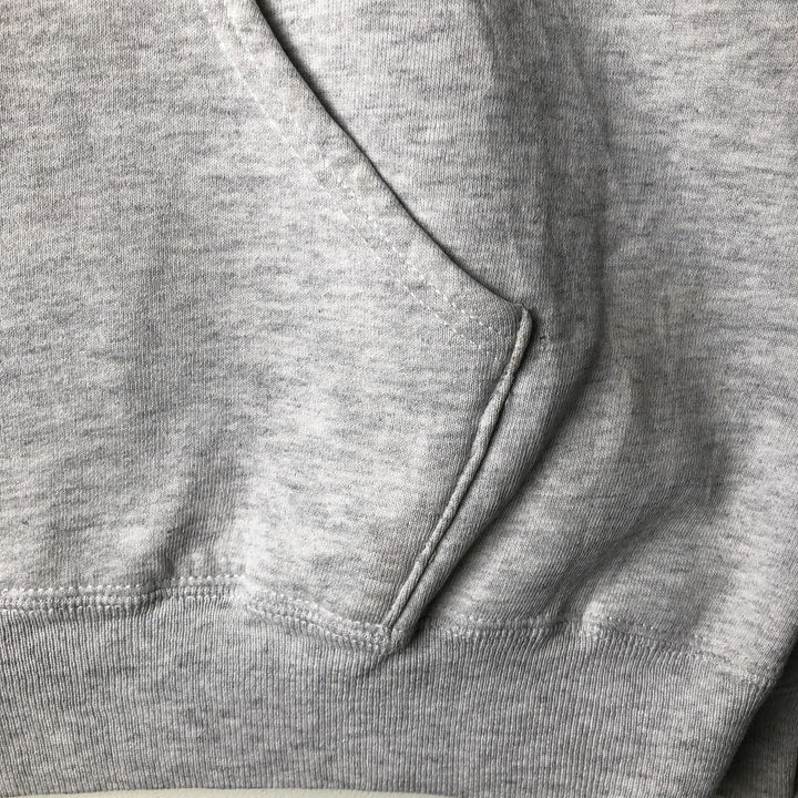 Vintage 90'S Russell triple print college pullover sweatshirt, made in the USA, size L. cotton gray type Vintage Second Hand