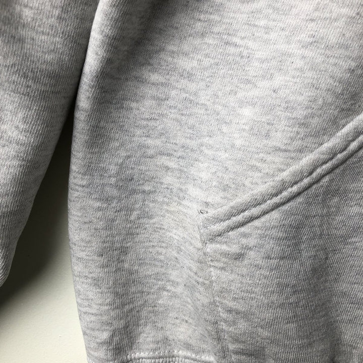 Vintage 90'S Russell triple print college pullover sweatshirt, made in the USA, size L. cotton gray type Vintage Second Hand