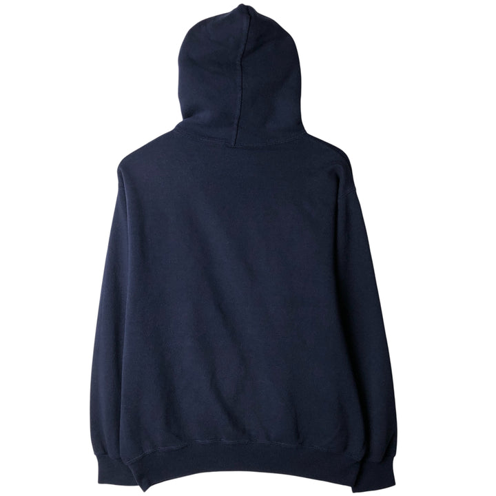 Vintage 90'S The Cotton Exchange College Pullover Hoodie, Made in USA, Men's Size Medium cotton black type Vintage Second Hand